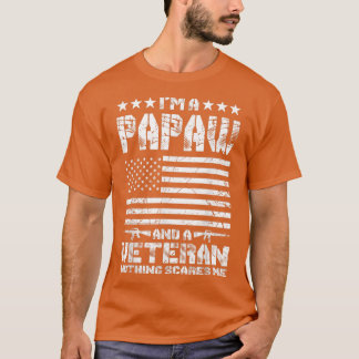 メンス・ア・パポー・アンド・退役軍人・ナッシング・スキャレス・P Tシャツ