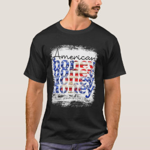 メンス・ウォメンズ7月4日アメリカ合衆国ハニー4番目 Tシャツ