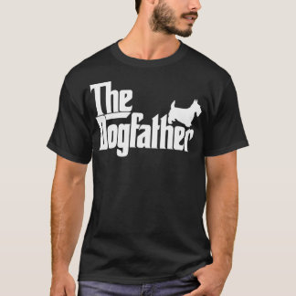 メンス・ザ・ドッグファースコティッシュ・テリア・ドッグ・ファーザー・パパ Tシャツ