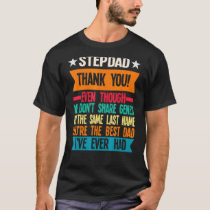 メンス・ステプダッドお父さんにも感謝 Tシャツ