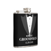 メンス・ツキセドとgroomsmen結婚の フラスク (右)