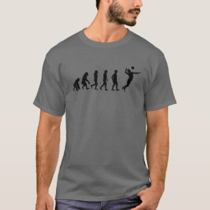 メンス・バレーボール人類のボーイズ進化の贈り物 Tシャツ