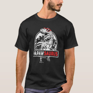 メンス・パパワウルスレックス恐竜パポサウルス神父 Tシャツ