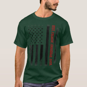 メンス・ファーザーズ・デイ・ギフト最高のティ・フリーキン・グランダッドE Tシャツ