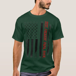 メンス・ファーザーズ・デイ・ギフト最高の・テーフリーキン・パパ Tシャツ