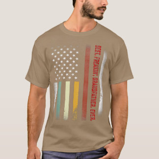 メンス・ファーザーズ・デイ・ギフトTee 最高の Freakin Grandfathe Tシャツ