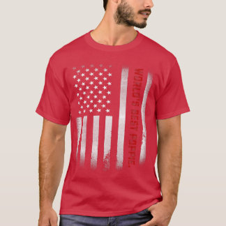 メンス・ファーザーズ・デイ・ギフトTee World's 最高の Poppie Eve Tシャツ