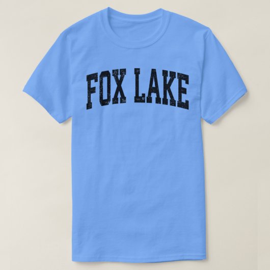 メンス・フォー・イリノイ湖ILヴィンテージスポーツB Tシャツ (デザイン正面)