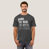 メンス・ボボ男の神話の伝説おじいちゃん Tシャツ (正面フル)