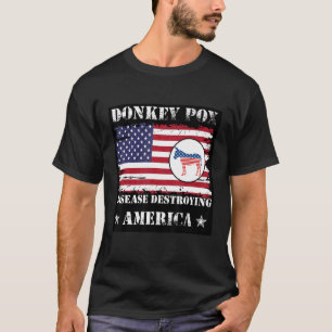 メンス・メンス・ドンキー痘アメリクを破壊する病気 Tシャツ