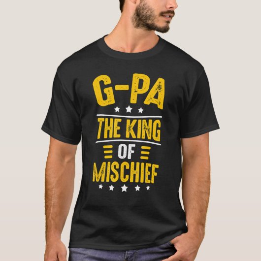 メンスGパ王いたずら男性へかわいい父の Tシャツ (正面)
