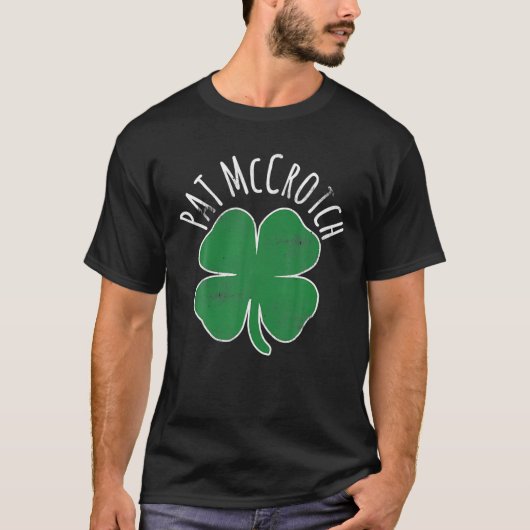 メンスPATマックロッチダーティアダルトアイルランドST PATRICKSDA Tシャツ (正面)