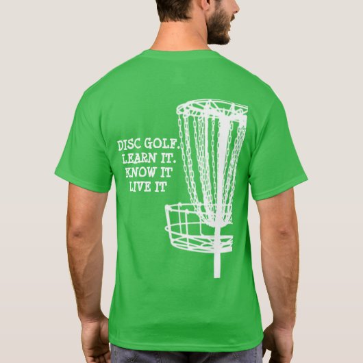 メンスTシャツ学のディスクだ Tシャツ (裏面)