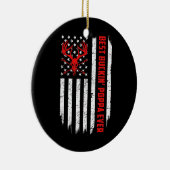 メンスUSAフラッグ最高のバッキンポッパエバーディアー狩り セラミックオーナメント (右)