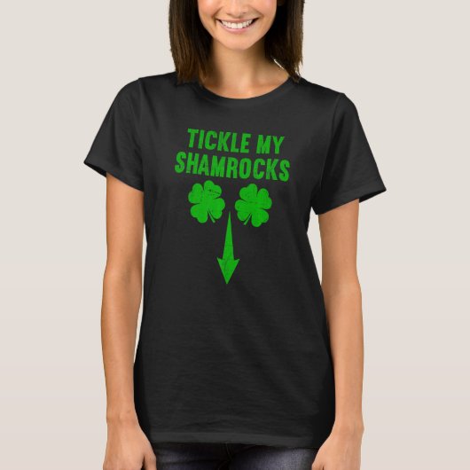 メンズいけなSt patricks day汚いユーモアメンズティック Tシャツ (正面)