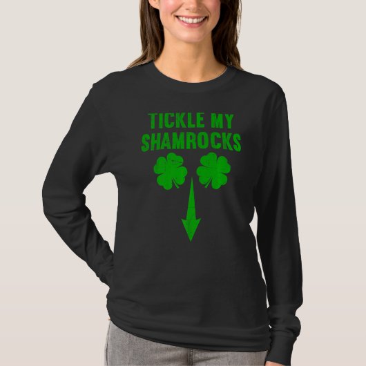 メンズいけなSt patricks day汚いユーモアメンズティック Tシャツ (正面)