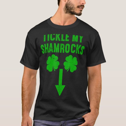 メンズいけなSt patricks day汚いユーモアメンズティック Tシャツ (正面)