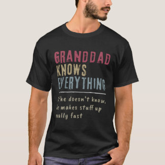 メンズおじいちゃん全てのおじいちゃんギフトTシャツ Tシャツ