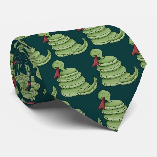 メンズおもしろいのヘビのタイ ネクタイ (ロール)