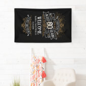 メンズおもしろいウイスキー60誕生日 横断幕 (インサイチュ)