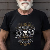 メンズおもしろいウイスキー75誕生日 Tシャツ