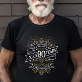 メンズおもしろいウイスキー90誕生日 Tシャツ