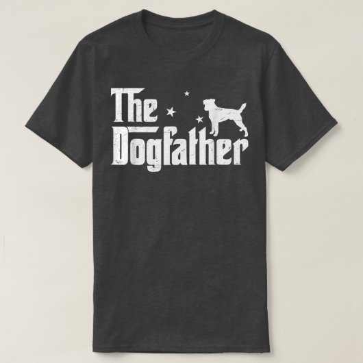 メンズおもしろいジャック・ラッセル・テリア犬の父の苦悩 Tシャツ (デザイン正面)