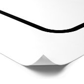 メンズおもしろいトイレの看板 ポスター (角)