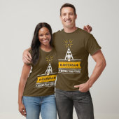 メンズおもしろいハム無線ギフト私のアンテナが大きい Tシャツ (ユニセックス)