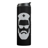 メンズおもしろいムース男性ナースシャツRN LPN CNA Love タンブラー (回転左)