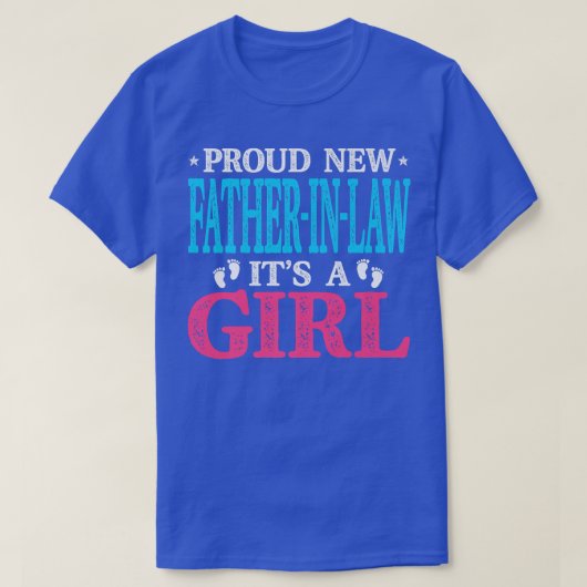 メンズおもしろいメンズ新誇りを持ったしい父親InLaw女の子G Tシャツ (デザイン正面)