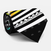 メンズおもしろいレッドミュージカルノートネクタイ ネクタイ (ロール)