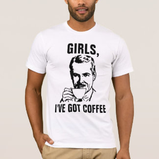 メンズおもしろいヴィンテージコーヒーTシャツ Tシャツ