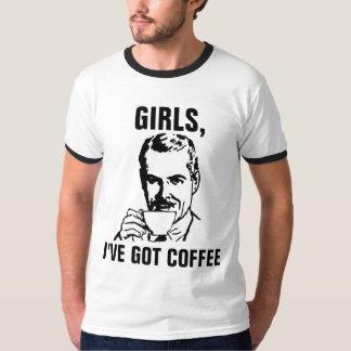 メンズおもしろいヴィンテージコーヒーTシャツ Tシャツ