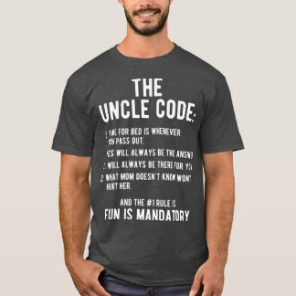 メンズおもしろい叔父の贈り物の姪の甥おじさん Tシャツ