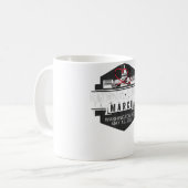 メンズおもしろい父親の日ヘイお腹すいた、パパの日 コーヒーマグカップ (正面左)