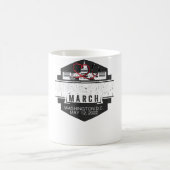 メンズおもしろい父親の日ヘイお腹すいた、パパの日 コーヒーマグカップ (中央)