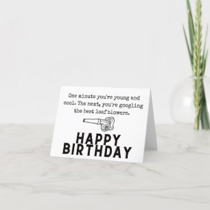 メンズおもしろい誕生日カード サンキューカード