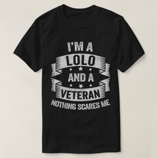 メンズおもしろい退役軍人ロロアパレルフィリピーノグランドパシ Tシャツ (デザイン正面)