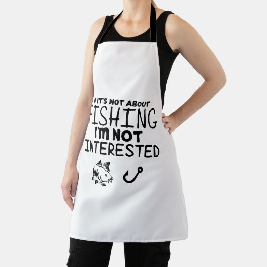 メンズおもしろい魚釣り エプロン (インサイチュ)