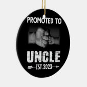 メンズが2023年の妊娠をおじさんに昇格 セラミックオーナメント (右)