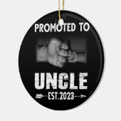 メンズが2023年の妊娠をおじさんに昇格 セラミックオーナメント (左)