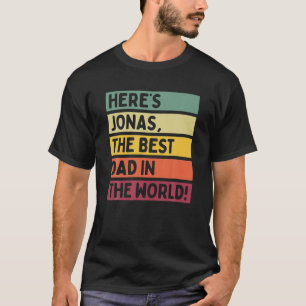 メンズここジョナス最高のは世界の父のパパ Tシャツ