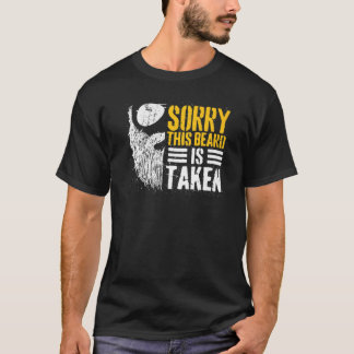 メンズこの顎鬚はヴィンテージひげでおもしろいすまない Tシャツ