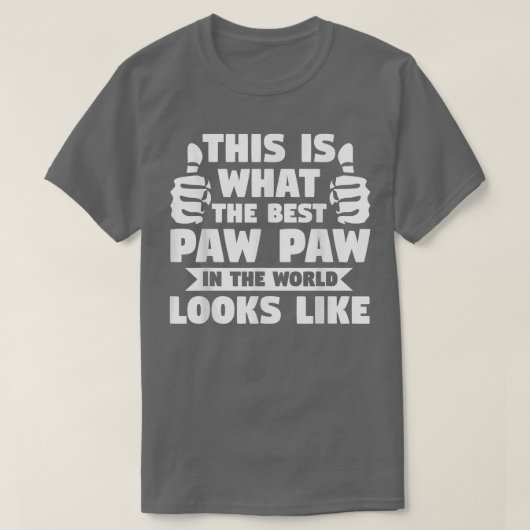 メンズこれはポー最高のプのおじいちゃん Tシャツ (デザイン正面)