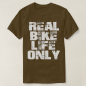 メンズと女性のためのバイクライフ(4) Tシャツ (デザイン正面)