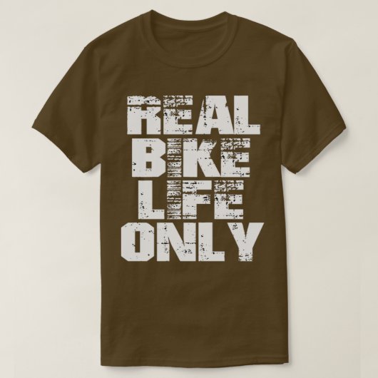 メンズと女性のためのバイクライフ(4) Tシャツ (デザイン正面)
