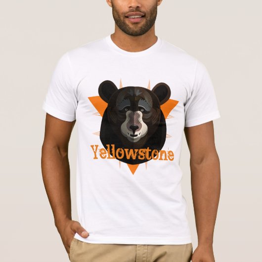 メンズのイエローストーンTシャツ Tシャツ (正面)