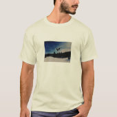 メンズのスノーボードシャツ Tシャツ (正面)