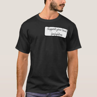 メンズの消防士のシャツ Tシャツ